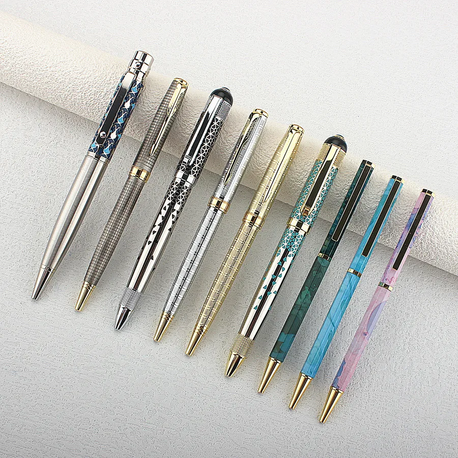 

Высококачественная металлическая шариковая ручка для мужчин и женщин, для взрослых и студентов, для письма и тренировки почерка, с наконечником 0,7 мм