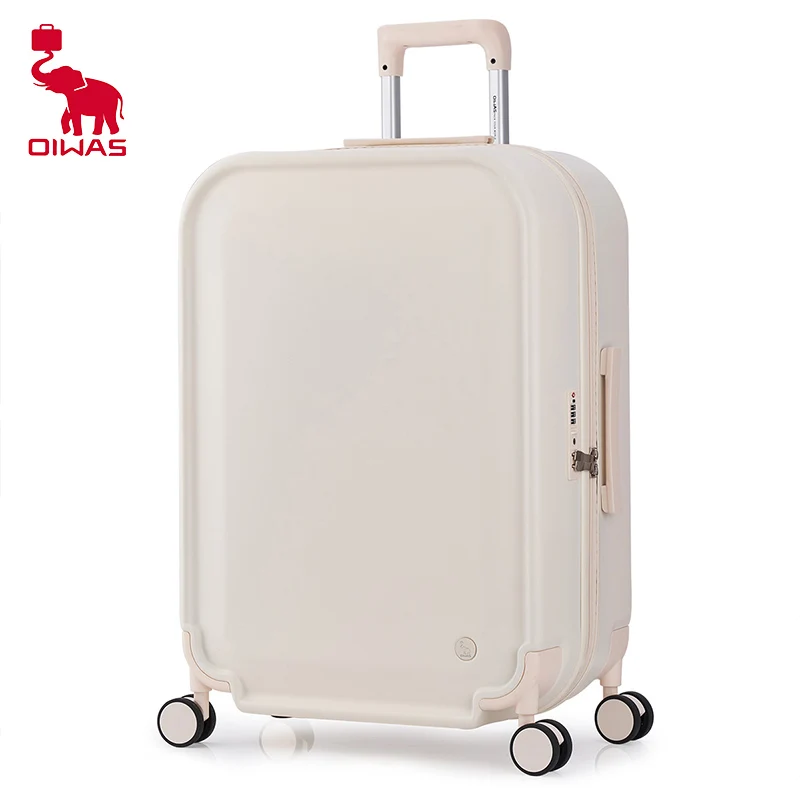 

OIWAS Rolling Luggage Suitcase Travel Trolley Case Men Mute Spinner Wheels Rolling Baggage TSA Lock Carry On Boarding Cabin