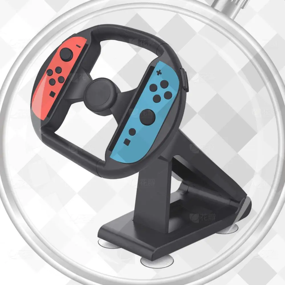 

Руль с присоской для Nintendo Switch 2, гоночный руль, рукоятка для NS2 Joy-Con, аксессуары