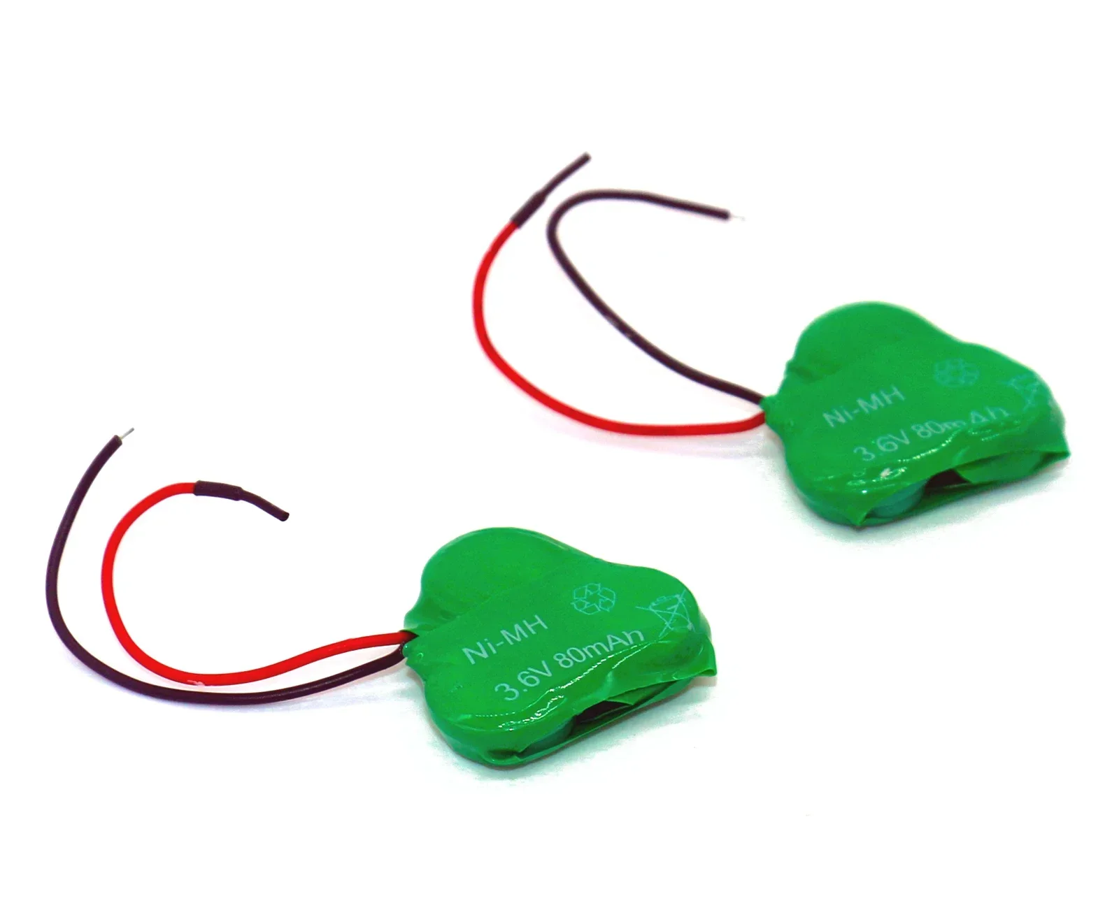 3x Ni-MH Rechargeable Battery 3.6V 40mAh 80mAh or 160mAh Button cells for CNC PLC Datachip Backup Power Toys LED Lights