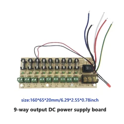 High Quality PCB Board Terminal 9/18-way Monitoring DC Power Supply Board For Switch Power Supply Electricity Current Wiring LED