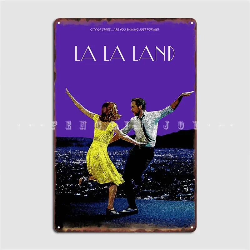 La La Land Poster Metal Plaque Club Party Funny Home Garage Decoration Tin Sign Poster