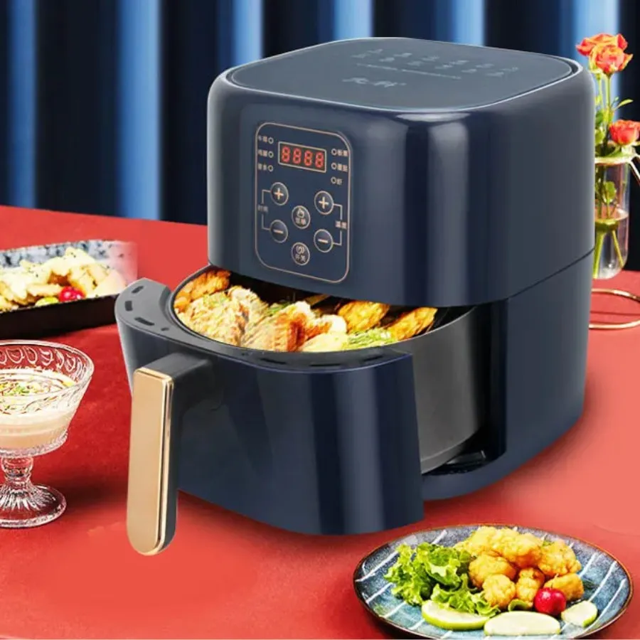 6.8L Large Capacity Household Appliances Smart Digital Oil-free Air Fryer and Mechanical Air Fryer for Home Use