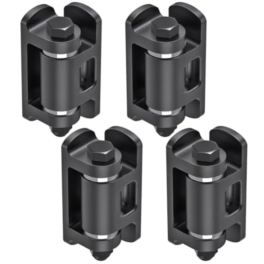 

Heavy Duty Gate s 6mm Carbon Steel -On Door s with Oxide Finish, Built-in Bushings Bearings and Anti-Loose Nuts Secure and Smoo