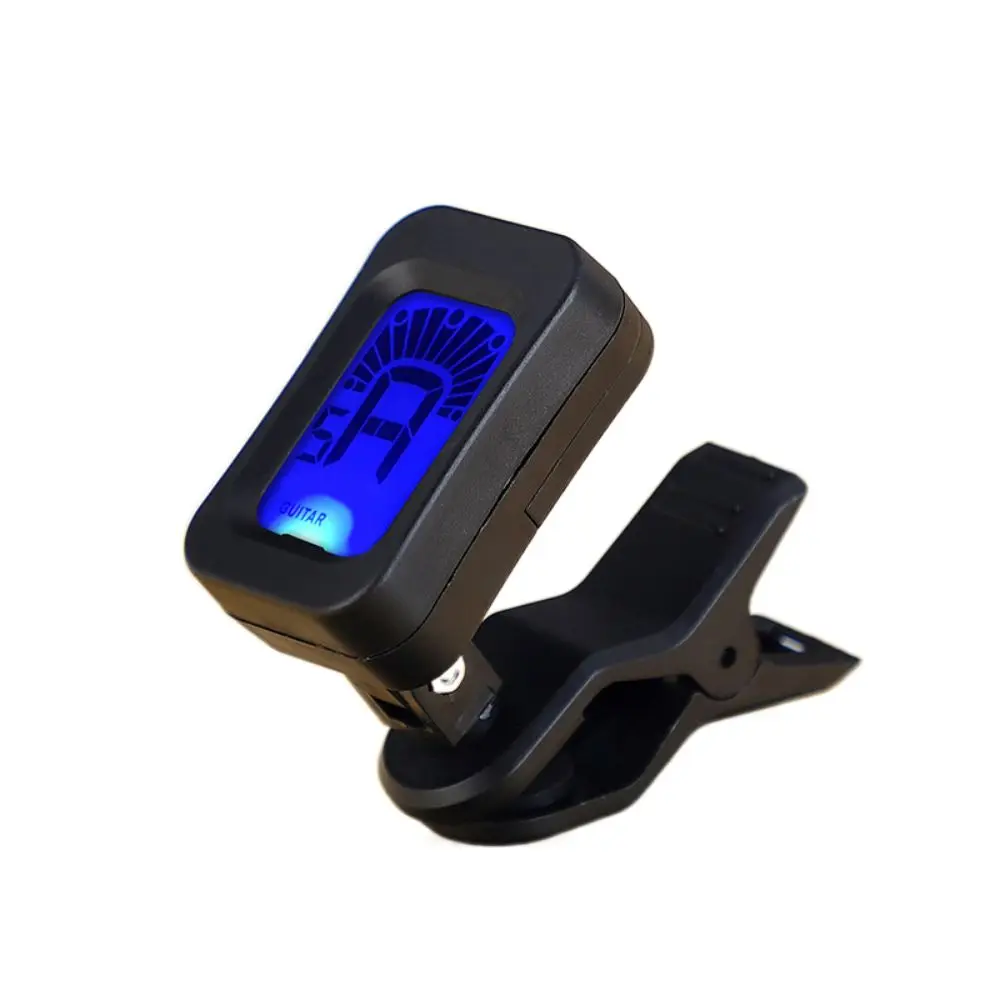 LCD Display Acoustic Guitar Tuner Rotatable Chromatic Electric Digital Tuner Universal Electronic Digital Guitar Tuner Ukulele
