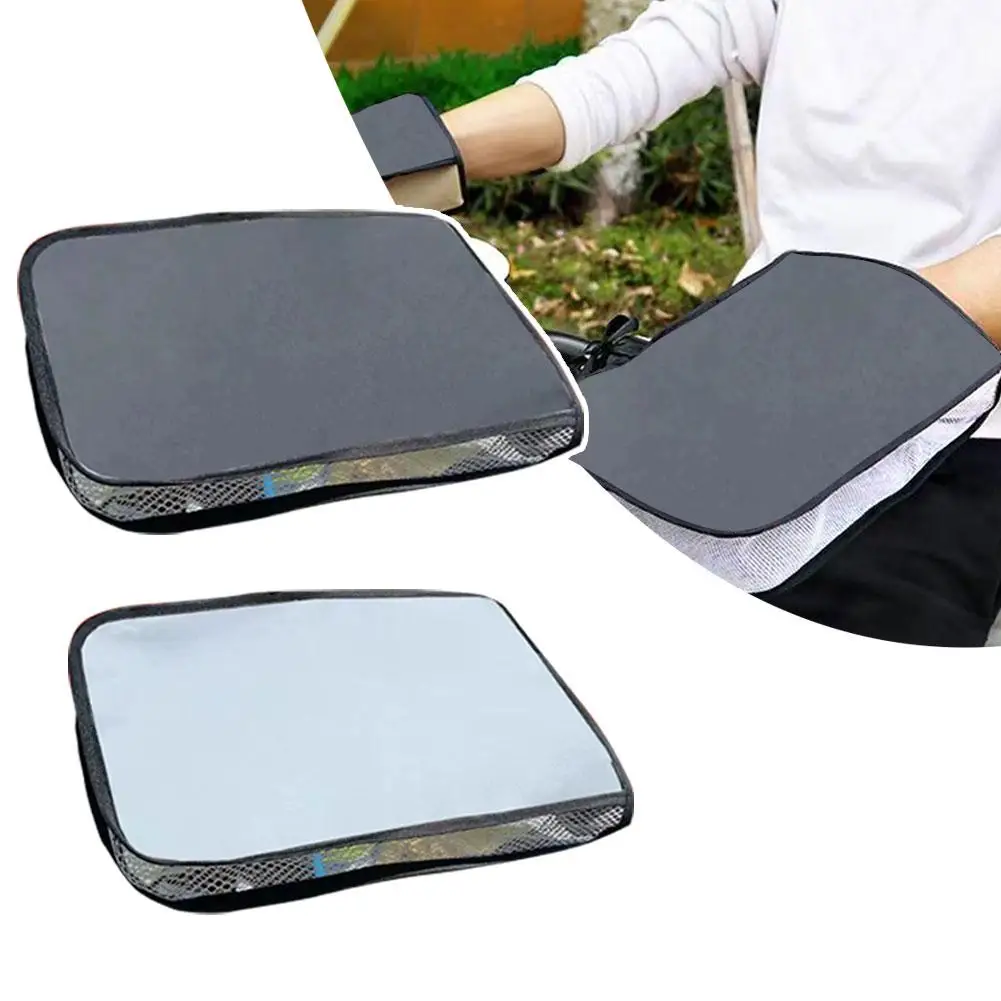 

Summer Waterproof Electric Vehicle Sunscreen Gloves Scooters Motorcycle Breathable Guards Hand Gloves Bar Sunshade Cover Ha G2W5