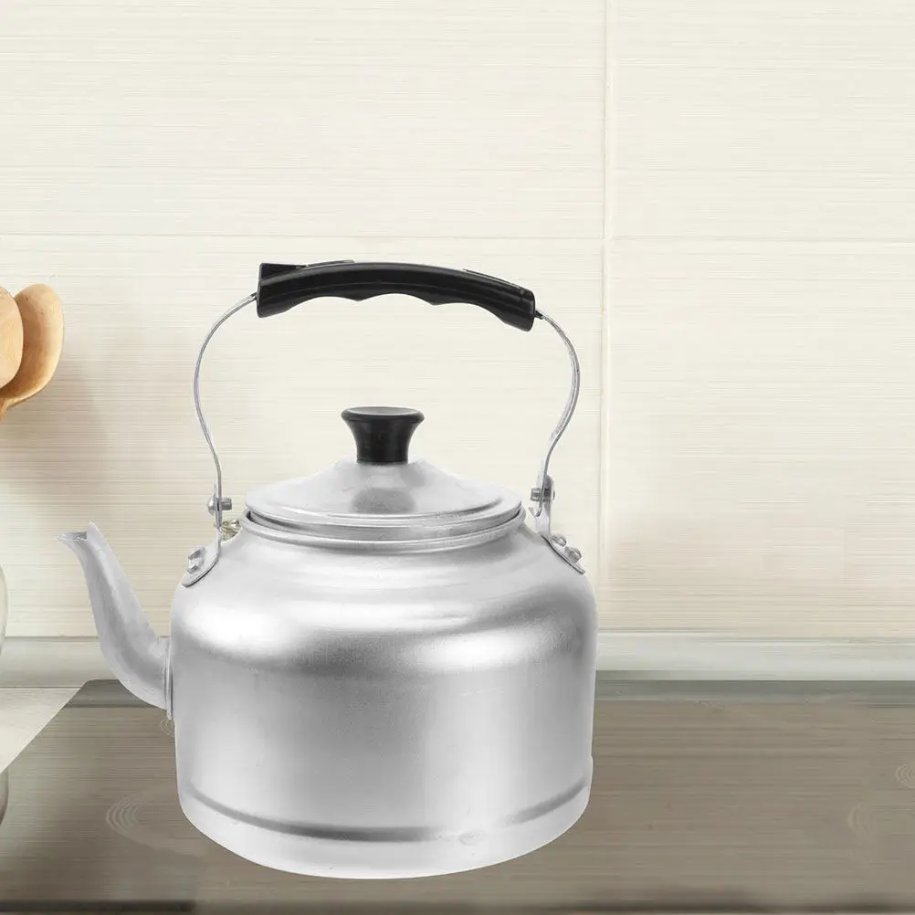 High-Quality Aluminum Stovetop Kettle Large Capacity Comfort Handle Tea Pot for Tea Sipping Coffee Brewing Water Heating Kitchen