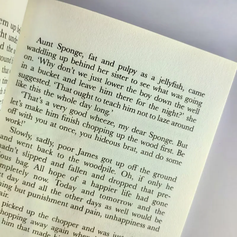 رولد دال جيمس والخوخ العملاق النسخة الإنجليزية الكلاسيكية قبل النوم القصص المصورة لتنوير الأطفال وتنمية الدماغ #2