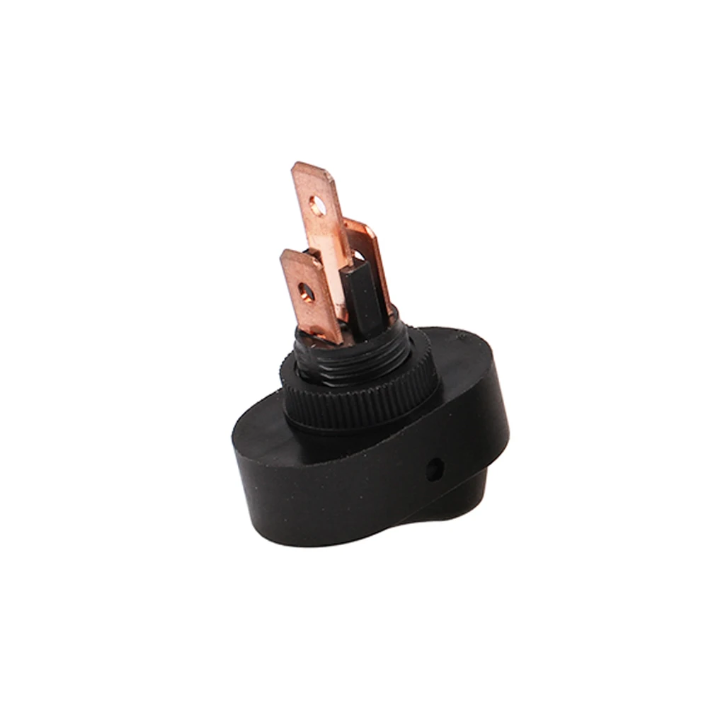 ASW-20D 12 فولت 30A مصباح ليد سيارة تعديل التبديل ON-OFF M12 عيون القط الروك التبديل مع 3Pin النحاس محطة