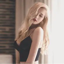 Women's Satin Crop Top Bralette #3