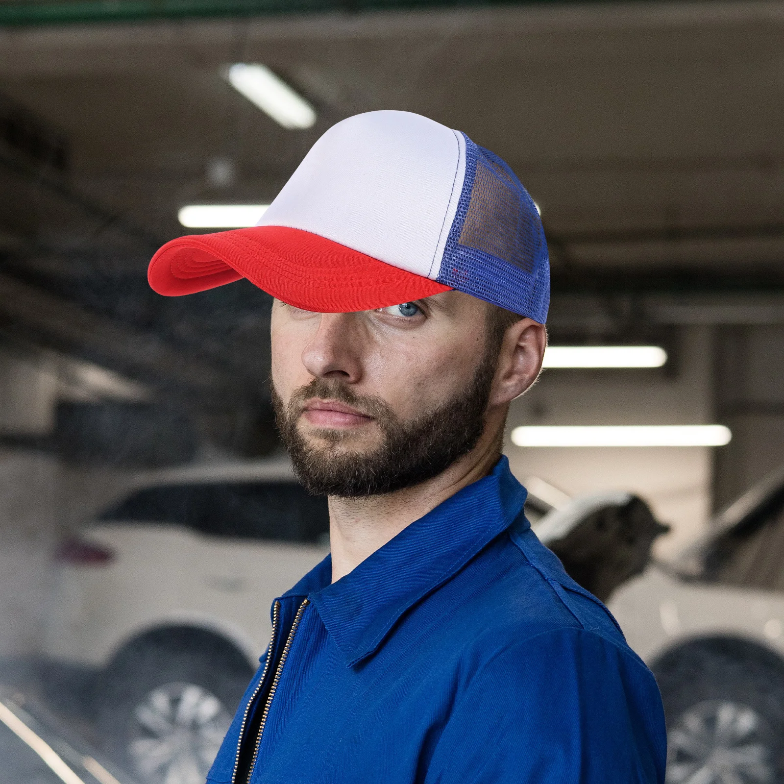 

10Pcs Blank Sublimation Baseball Caps DIY Mesh Hat for Printing Lightweight Unisex Outdoor Summer Cap Sublimation Hats