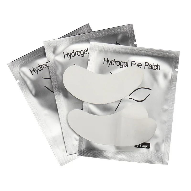 50/100 pairs Eyelash Pad Gel Hydrogel Eye Patch Grafting Under Eye Paper Sticker Fox Wraps Eyelash Extension Makeup Tools