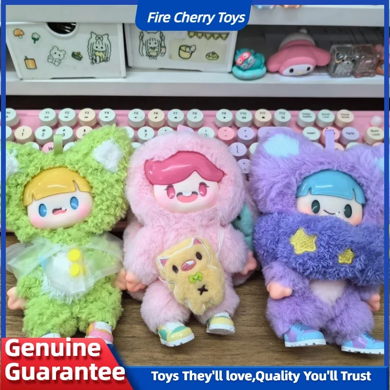 Genuíno bonito adou colorido vida série caixa cega bonito boneca misteriosa caixa cega boneca na moda pingente presente de aniversário