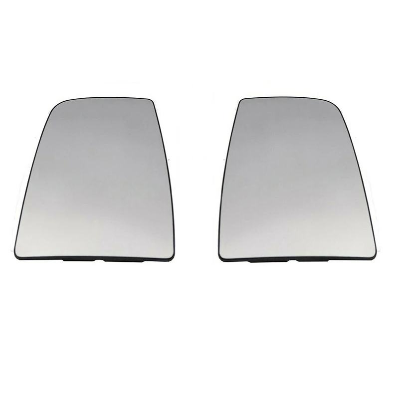 2Pcs For Ford Transit Mk8 2014 -2020 Left Right Heated Rear Mirror Glass + Back Plate 1823986 1823985