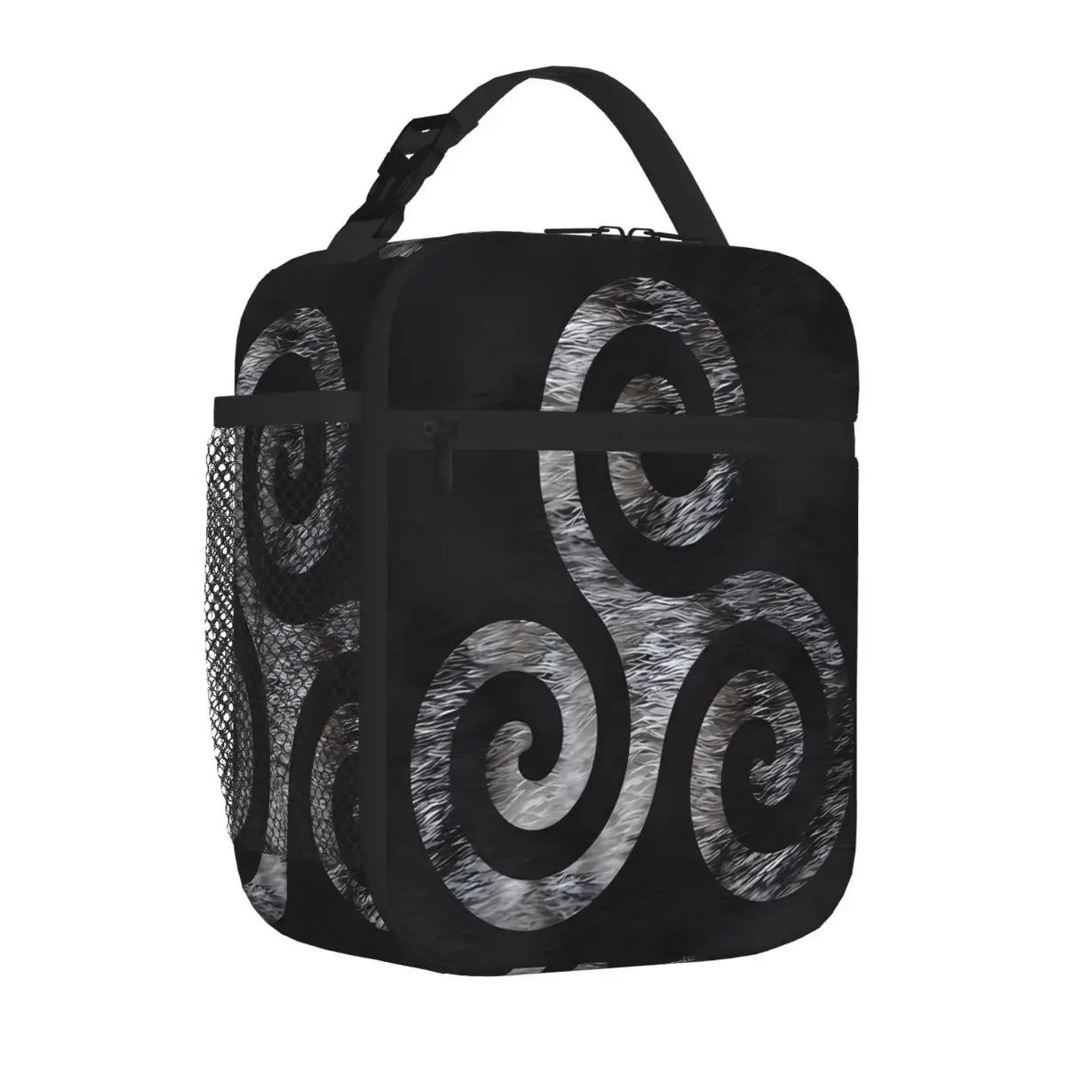 Bestselling Teen Wolf Triskele Neoprene Texture Thermal Food Carrier Office Meal Prep Lunch Bag