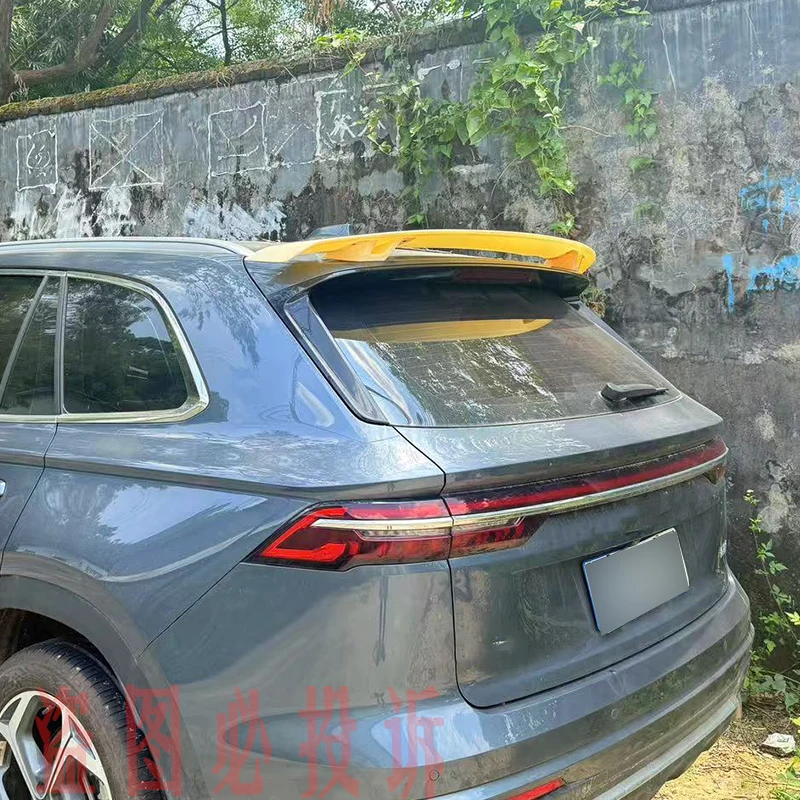 

Geely Monjaro Star Yue L 2021-2024 чорны спойлер высокай якасці ABS аўтамабіль задняга