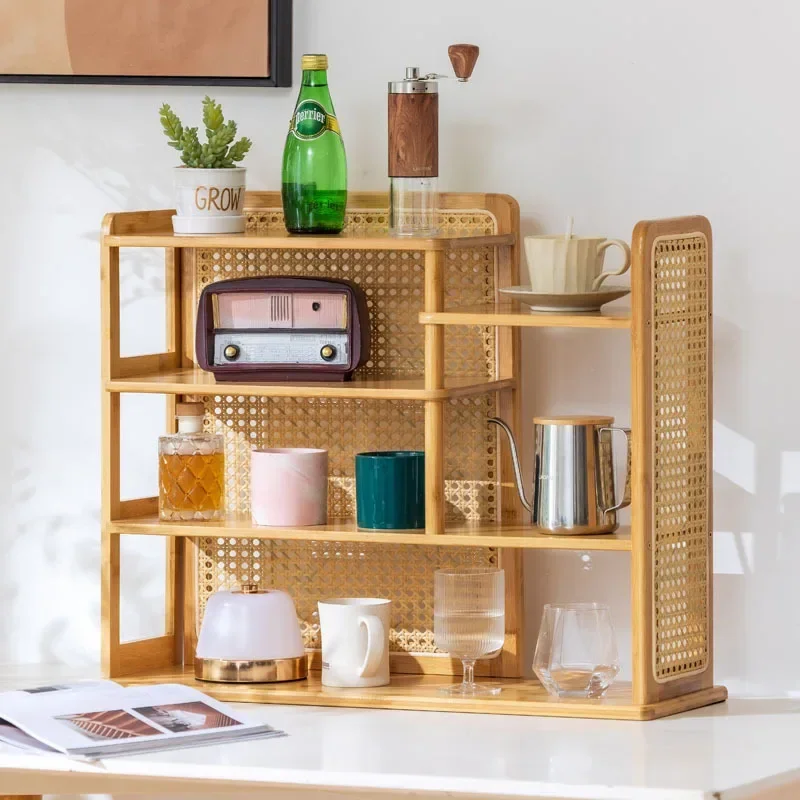 New model Desktop cup holder Multi-layer teacup water cup grid holder Mark coffee cup display rack Premium cup storage rack