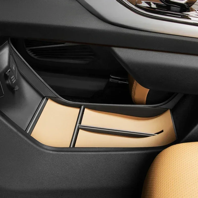 For Geely Atlas Pro Geely Starray LHD 2023 Car Central Control Lower Storage Box Partition Layer Car Finishing Refit Storage Box