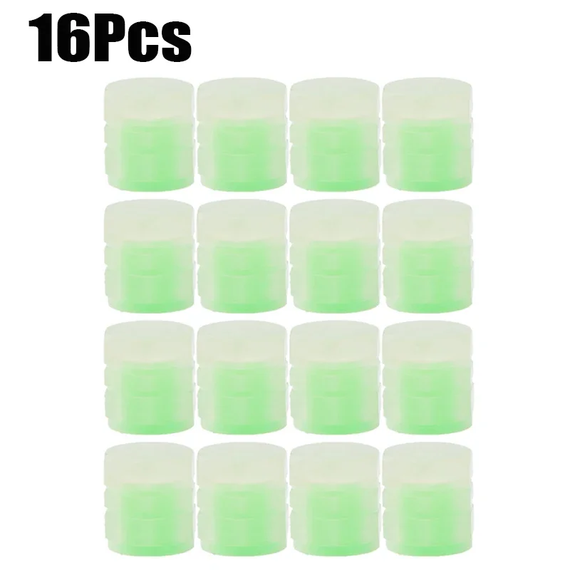 Lichtgevende Ventieldopjes Fluorescerende Nacht Autoband Ventieldopjes Motor Fiets Gloeiende Decor Wiel Nozzles Band Cap Auto Accessoires