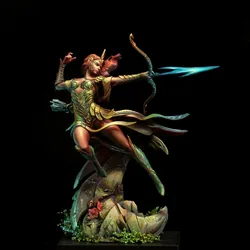 Resin Model Kit  Elf Warrior Archer Moon Arrow