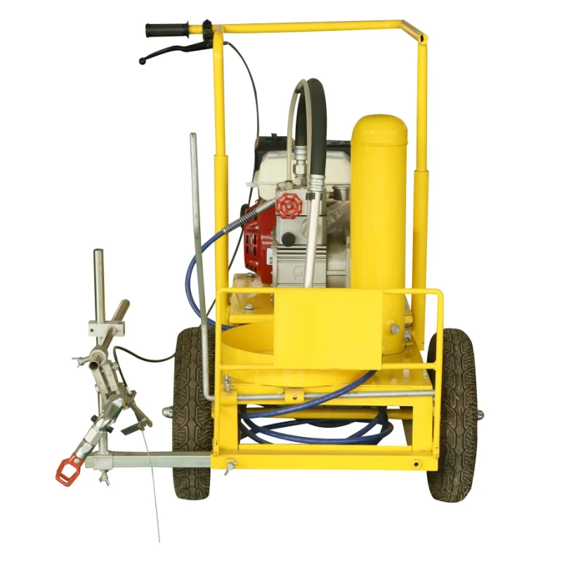 

High quality parking lot wire stripping machine hand push paint road marking machine