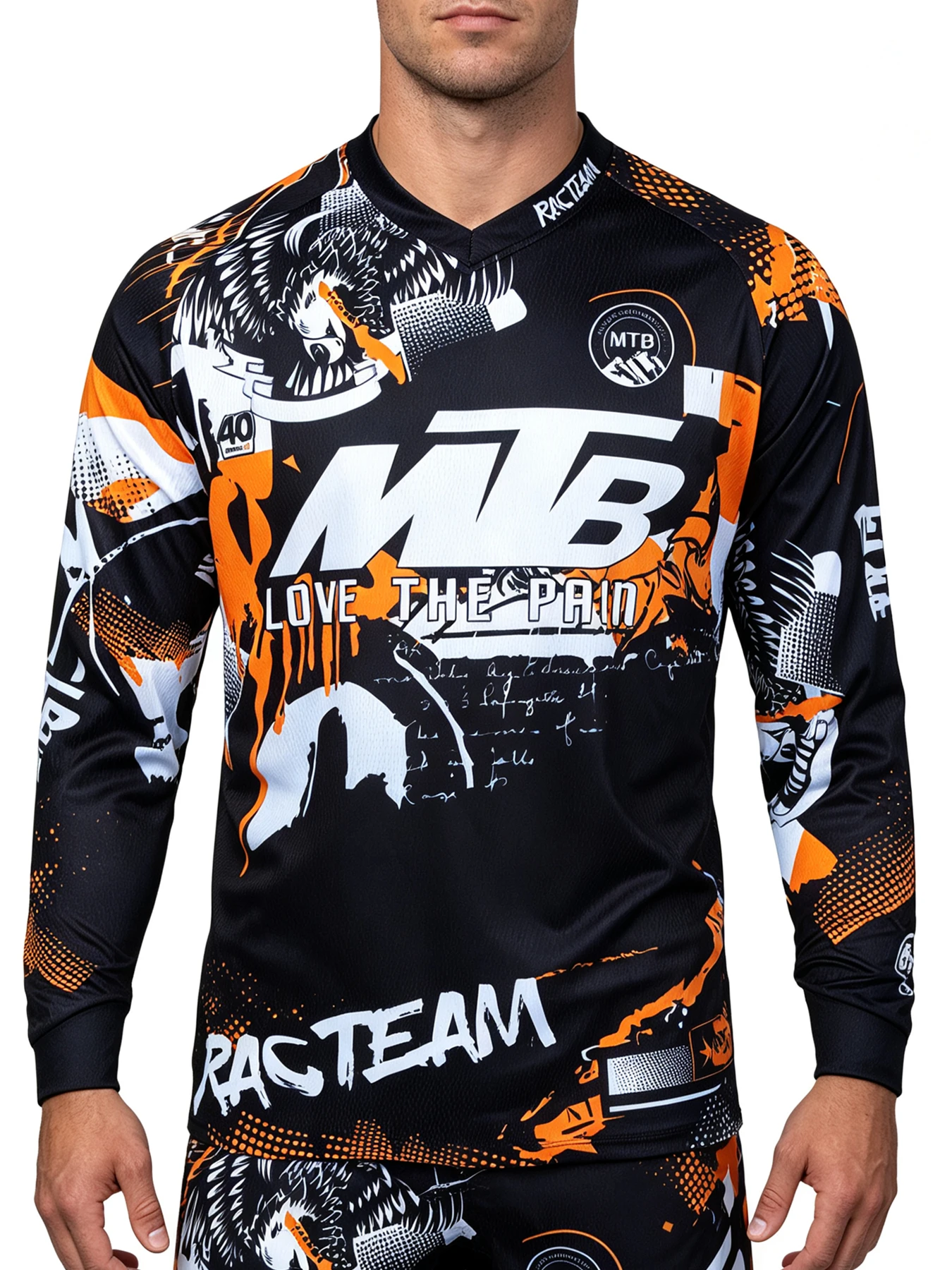 Cycling Gear Jersey - 2026 Motocross Tişörtü, Uzun Kollu, Erkek,