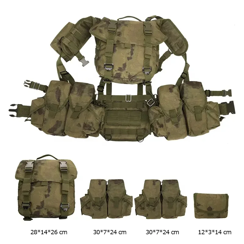 Chest Rig Airsoft Tactical Vest Outdoor Large Capacity Pack Adjustable Equipment Magazine Pouch Holster Hunting Vest