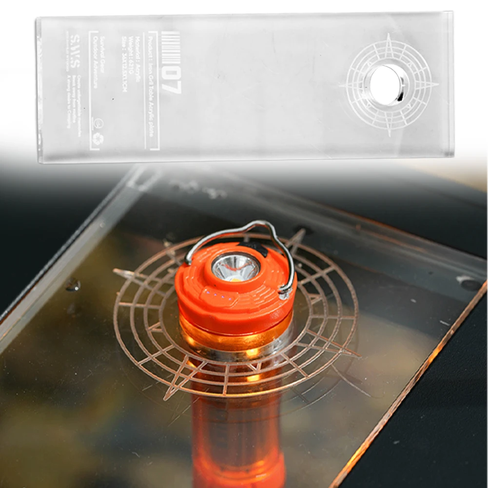 

Прозрачная акриловая доска для стола IGT (0,5 единицы), совместимая с лампой GZ, для кемпинга и активного отдыха, аксессуары для стола IGT