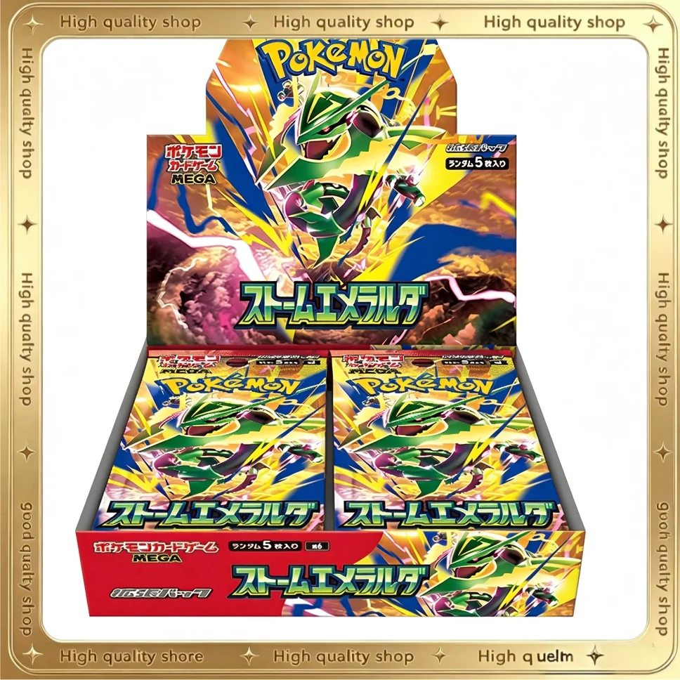Image of Original Pokémon Sammelkarte PTCG Japan M6 Emerald Storm Cracking Seat MEGA Erweiterungspack Sammelkarte Spielzeug und Geschenke