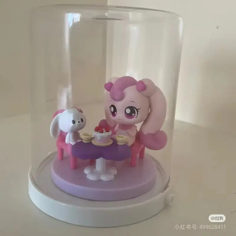 Novo filme original quente captura teenieping kawaii anime figuras colecionáveis dos desenhos animados boneca brinquedos ornamentos de mesa presente do feriado bonecas