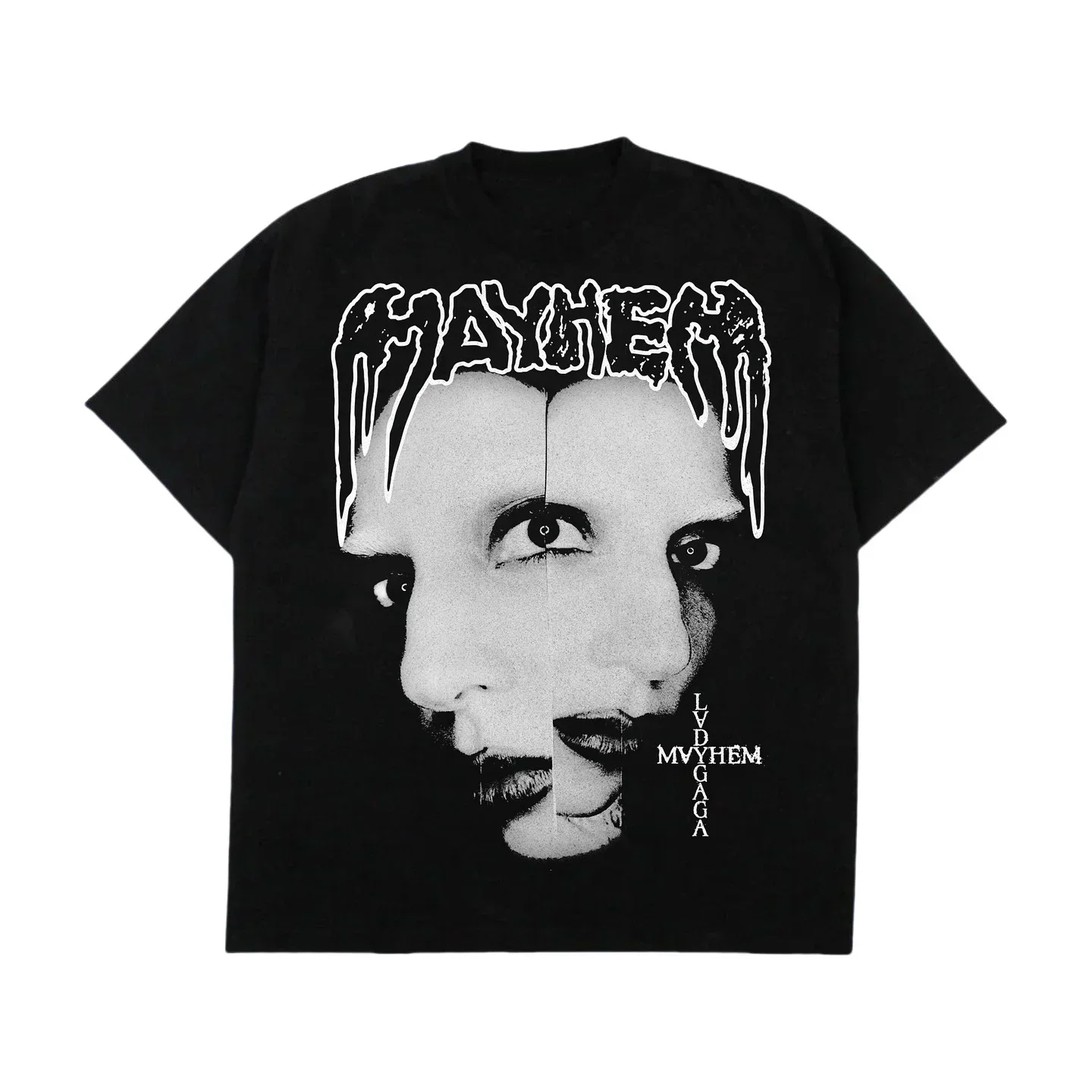 

2025 Lady Gaga T-Shirt Men Women Cotton Tees Retro Lady Gaga Short Sleeve Brand T-shirt Unisex Summer Y2k Tops Women's Clothing