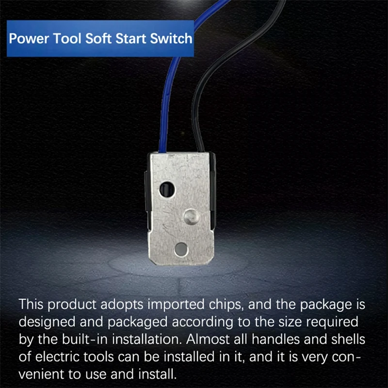 Soft Start Power Switch Ferramenta, Retrofit, Soft Startup, limitador de corrente, motores escovados
