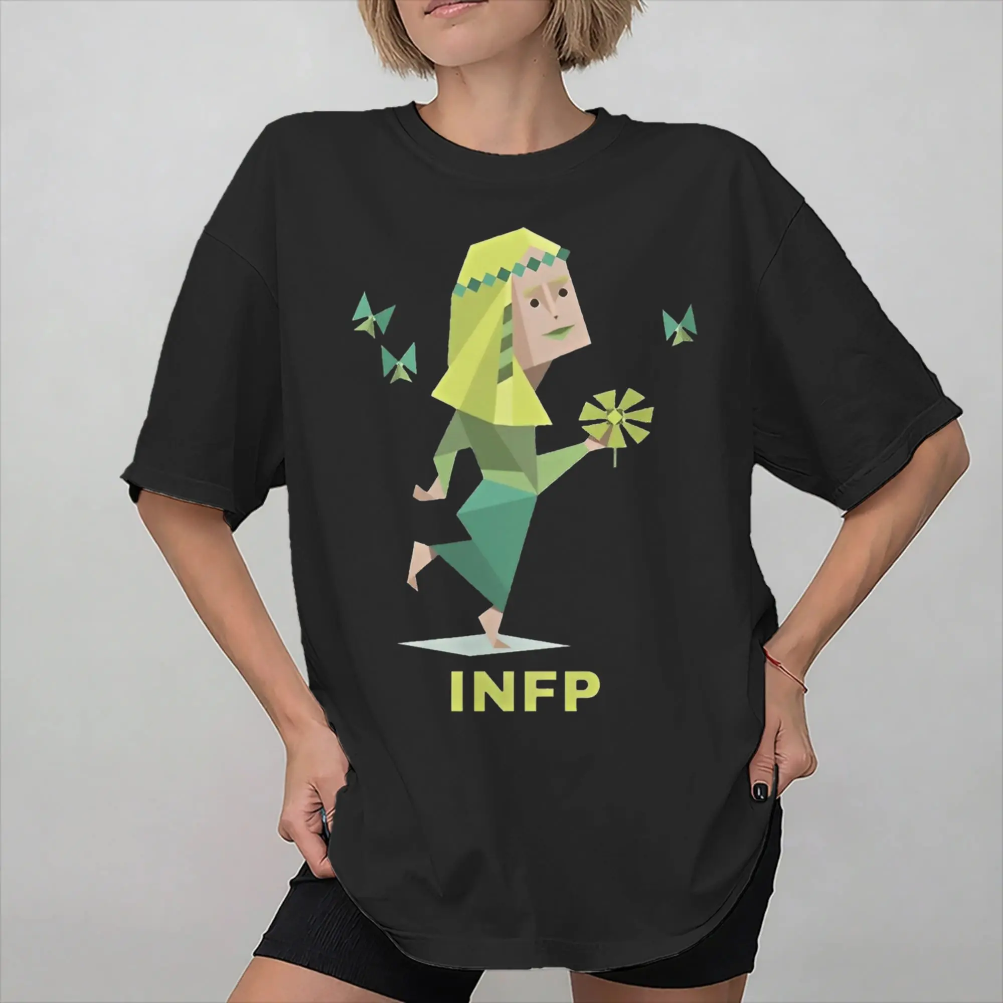 Summer INFP mbti myers-briggs peronality T Shirt For Unisex MBTI 16 Personalities  Pure Cotton Tee Shirt Short Sleeve Clothes