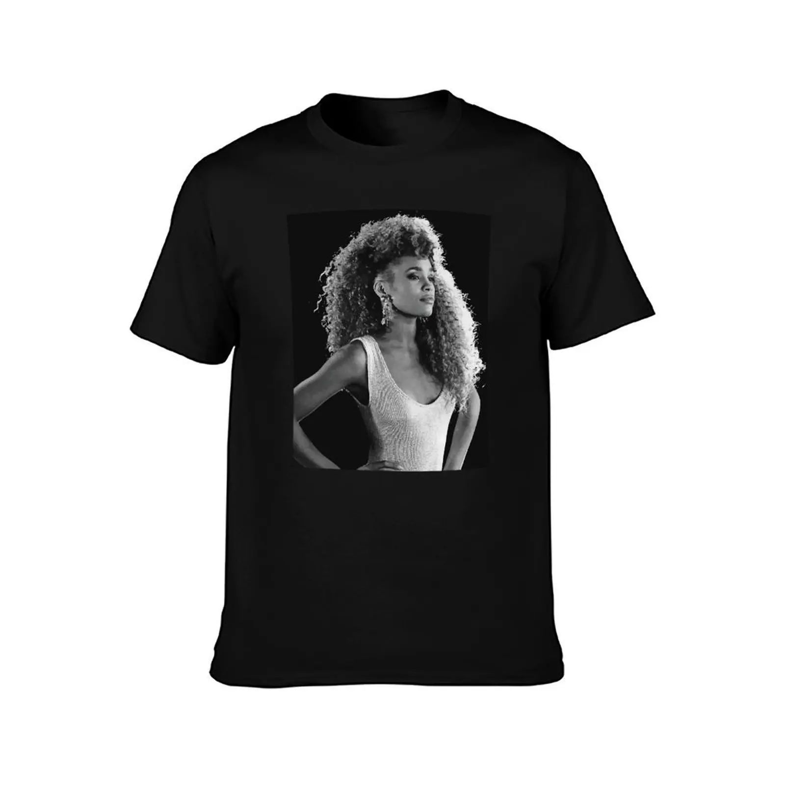 Whitney Houston Printed T-Shirt, Summer Casual Cotton Tee, Oversized Streetwear Tops, Vintage Graphic Print, Unisex Men Women