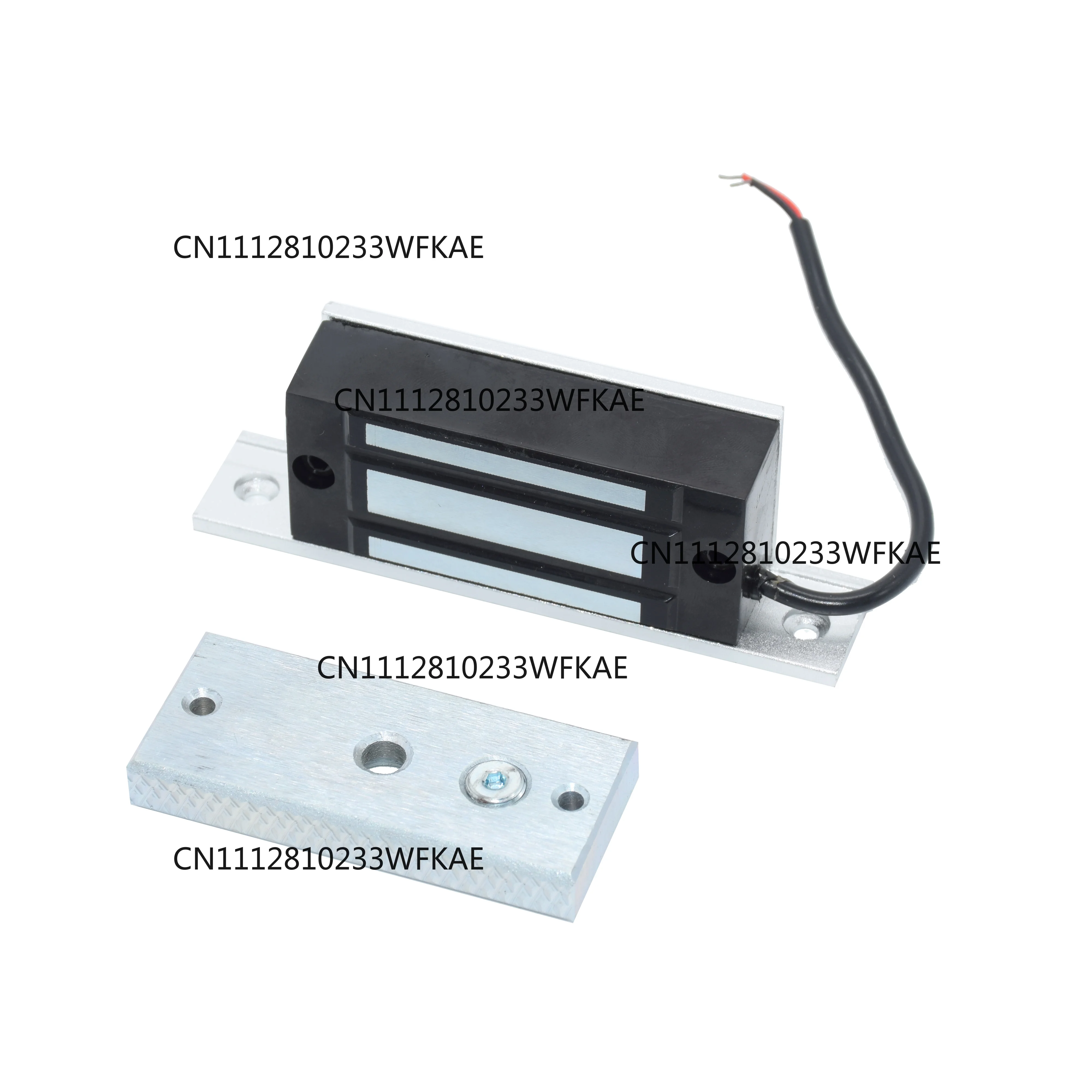 DC12V 24V Electromagnetic Lock 60Kg/100Lbs Magnetic Electric Door Lock For Showcase Cabinet Frameless Glass Door