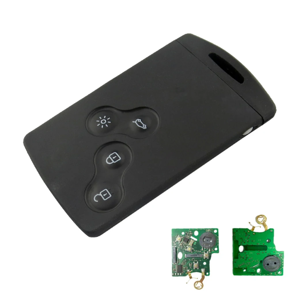 4 Buttons Remote Key 434Mhz ID46 PCF7952 Chip for Koleos Megane