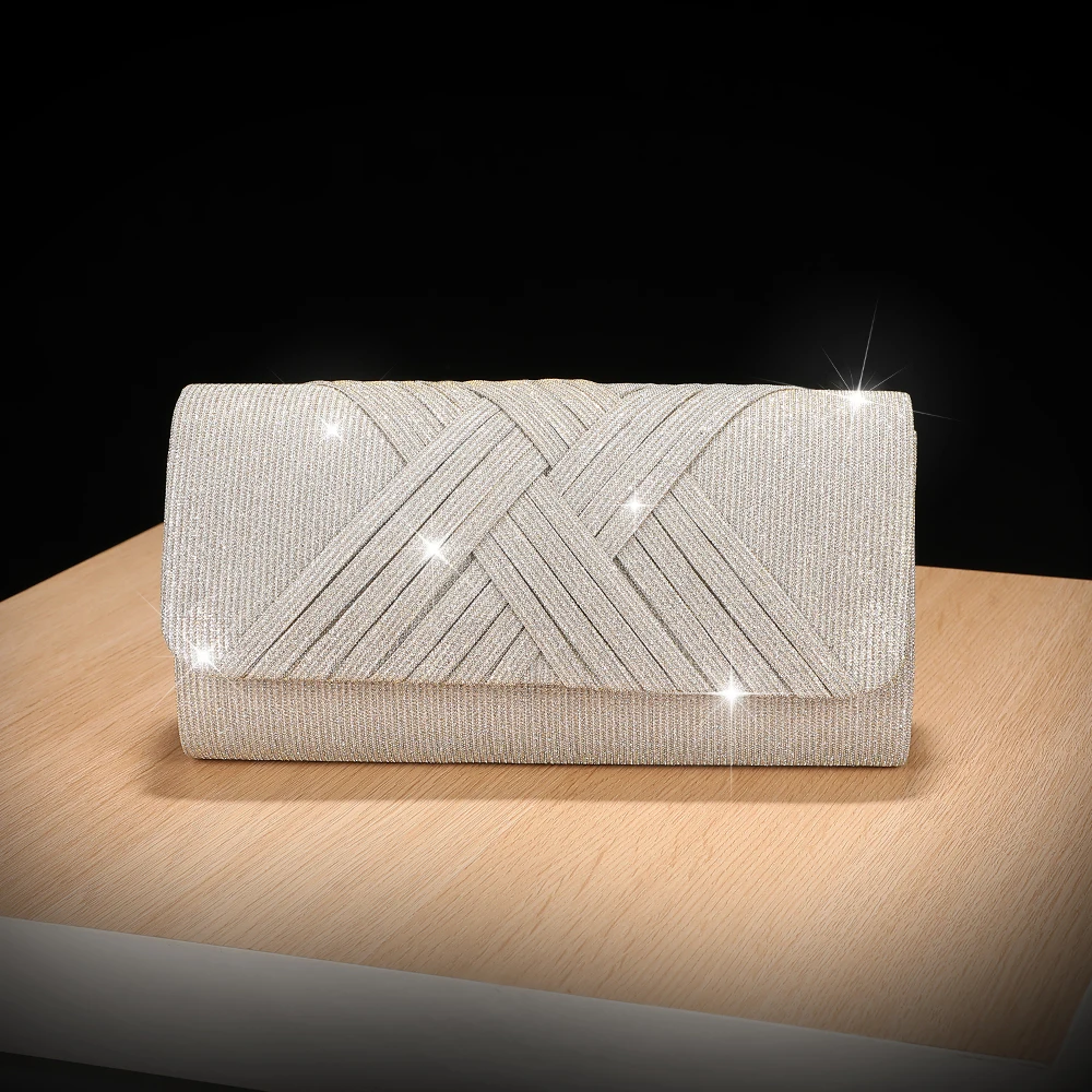 New style woven evening party, annual meeting, banquet, date, evening dress bag, wedding party, dance, handbag