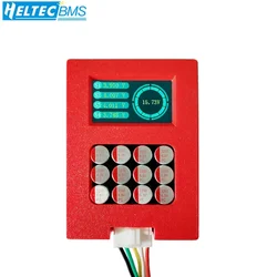 Heltecbms lifepo4 battery voltage tester 4s 5A energy transfer equalizer/ 4s Active balancer with voltage display TFT Lipo