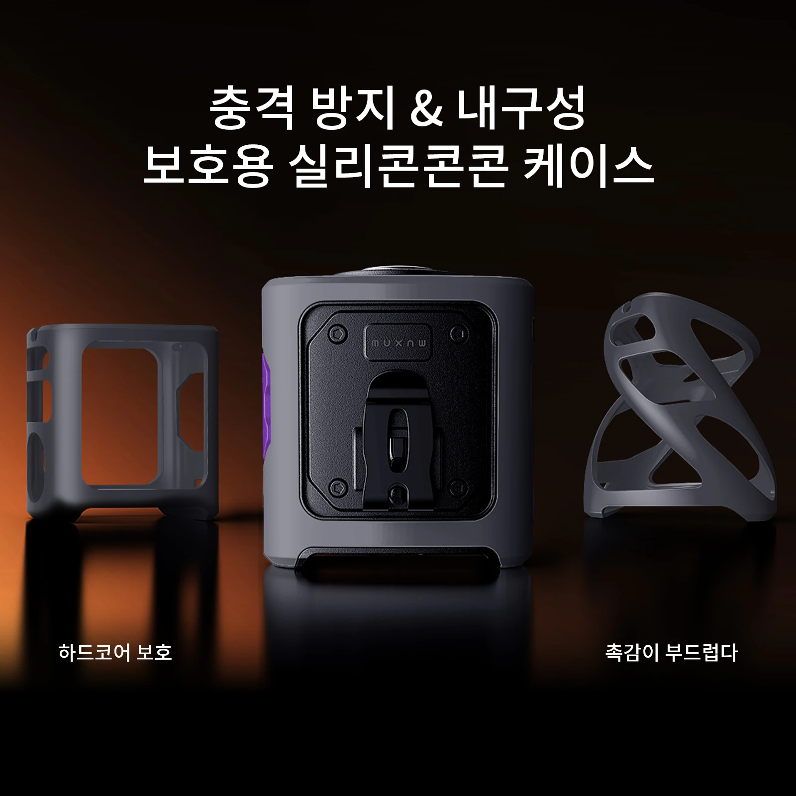 MUXNW 무선 미니 휴대용 허리 벨트 선풍기 아이스 쿨링 반도체 냉각 클립형 충전식 80... - 3