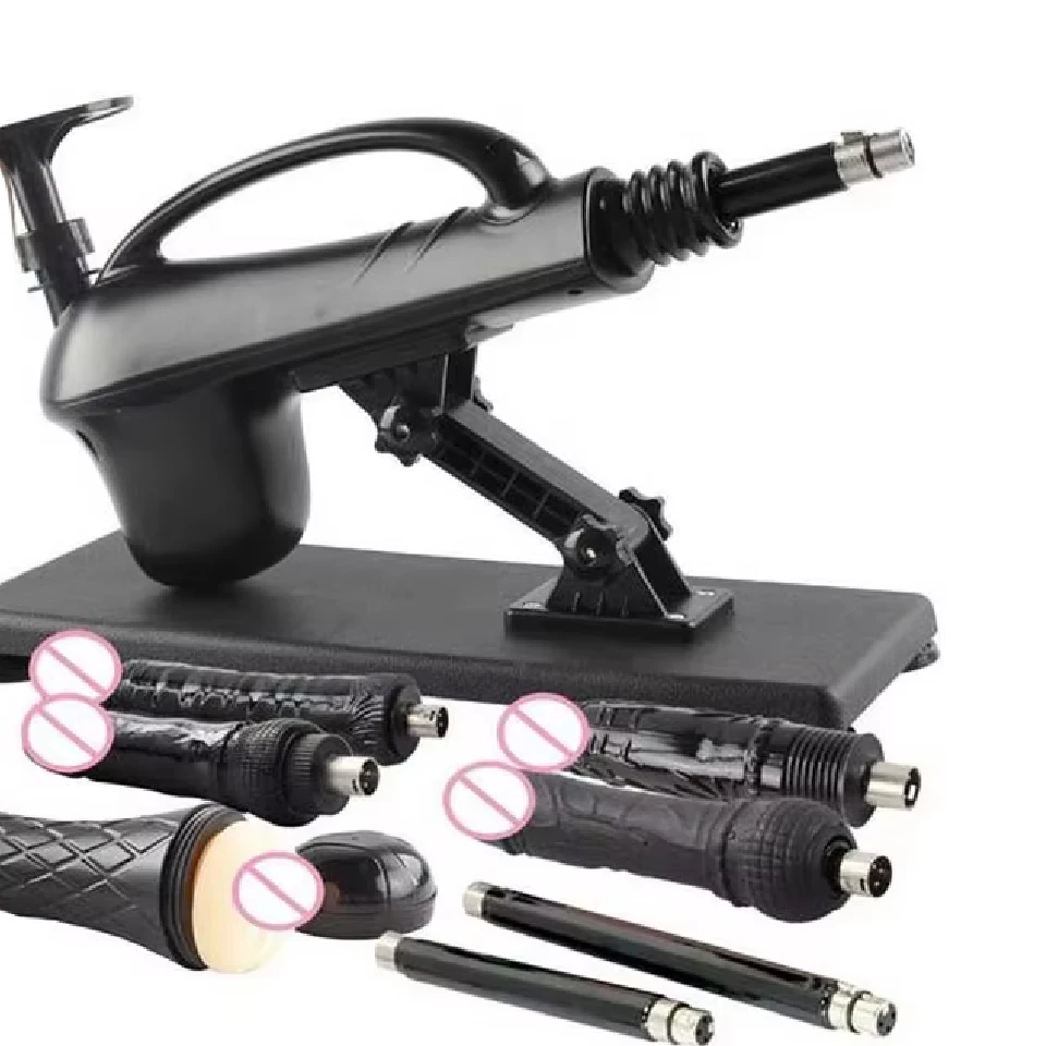 sex machine A2SS  with female high-speed adjustable masturbation pump, equipped with 3XLR sex gun and dildo suitable for couples