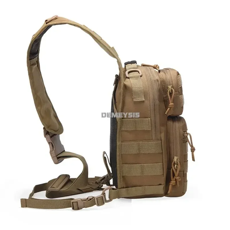 Outdoor Corssbody Bags Multifunctional Tactical Combat Training Sling Shoulder Bag Men Women Hiking Camping Sports Chest Bag