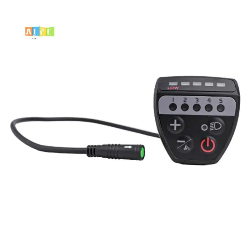 A12E-Electric-Bicycle Display Controller Waterproof Bicycle Replacement Parts For Bafang BBS01 02 M400 Midmotor UART Protocol