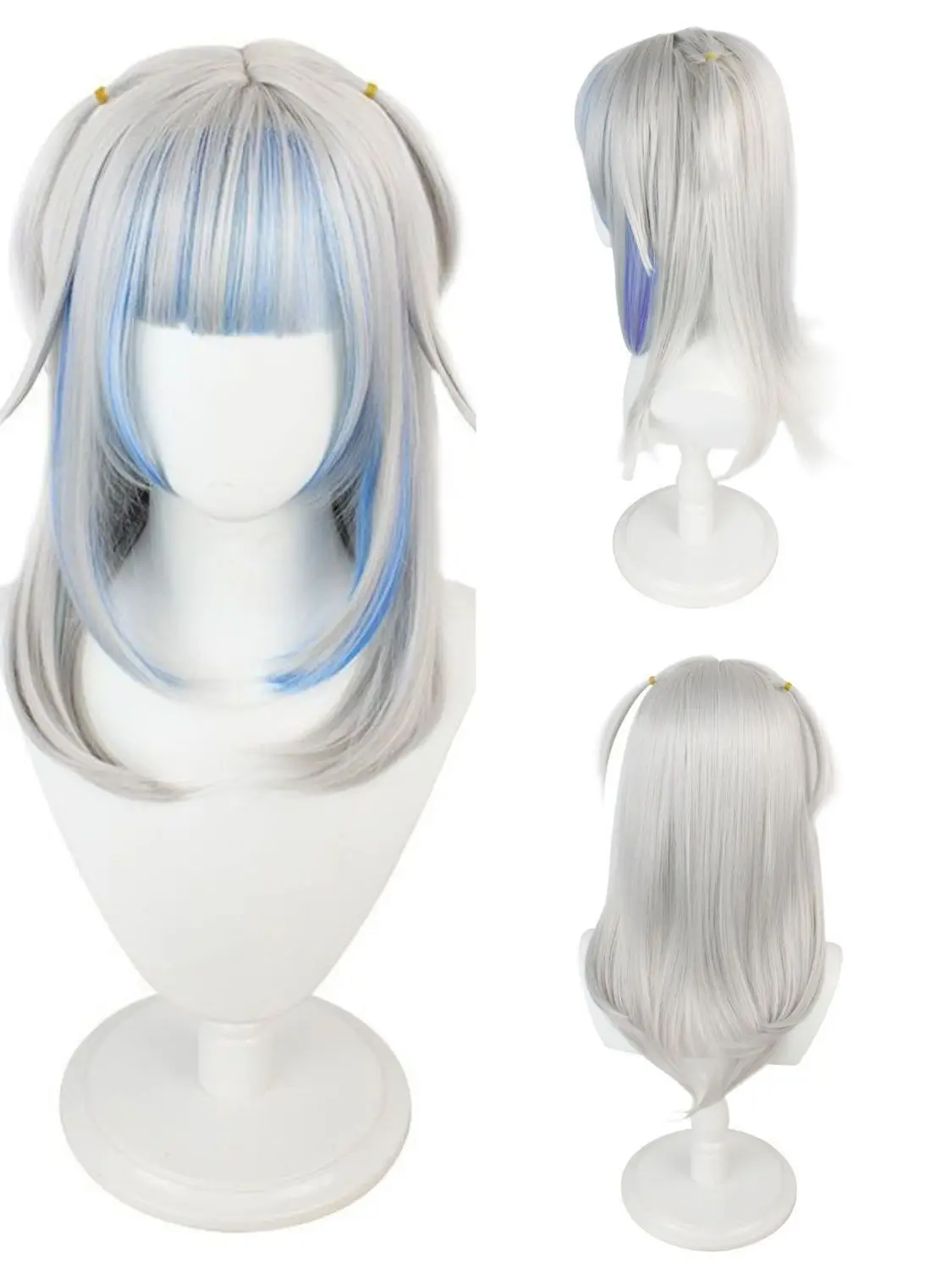 Hololive Gawr Gura VTuber شعر مستعار تأثيري | نفس النمط أنيمي القرش فتاة الشعر للزي #3