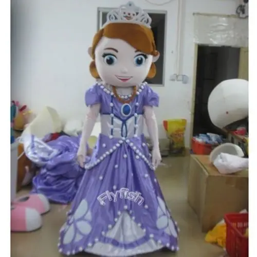 New Adult Halloween Christmas Princess Mascotte Fancy Cartoon Mascot Costume Plush Fancy Dress Mascot Costume