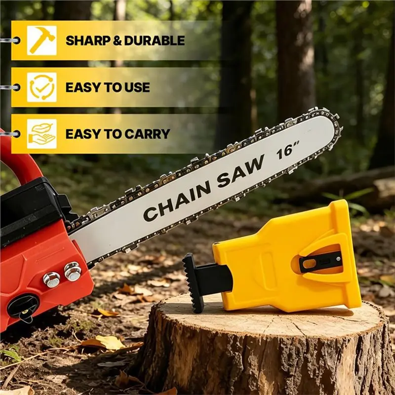 Chainsaw Chain Saw Blade Sharpener Kit Universal Portable Tool For 12