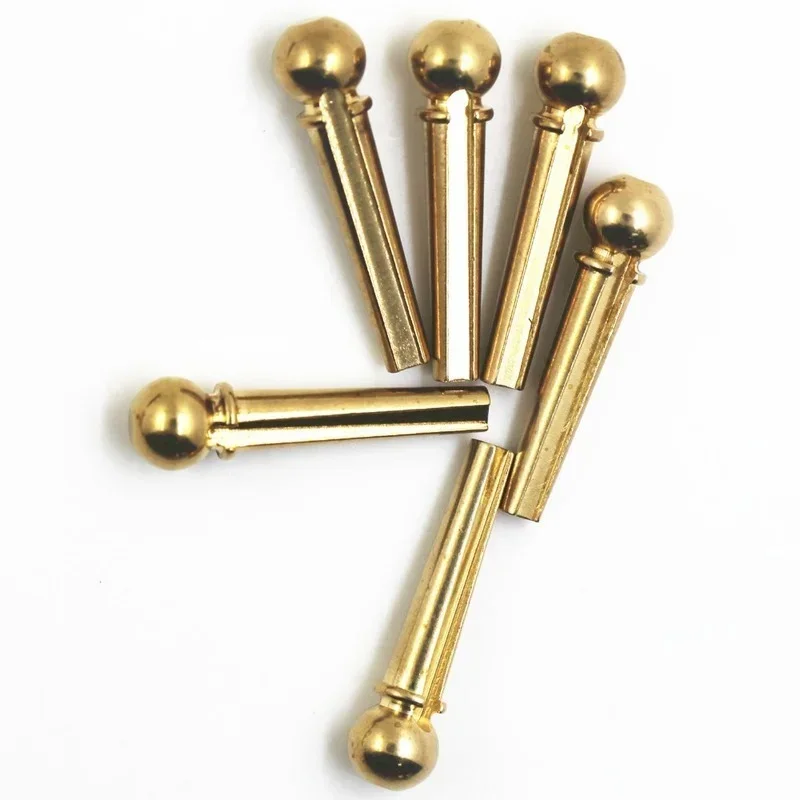 

6pcs/lot Acoustic Guitar Bridge Pins Metal Brass Guitar String Pins(Silver)