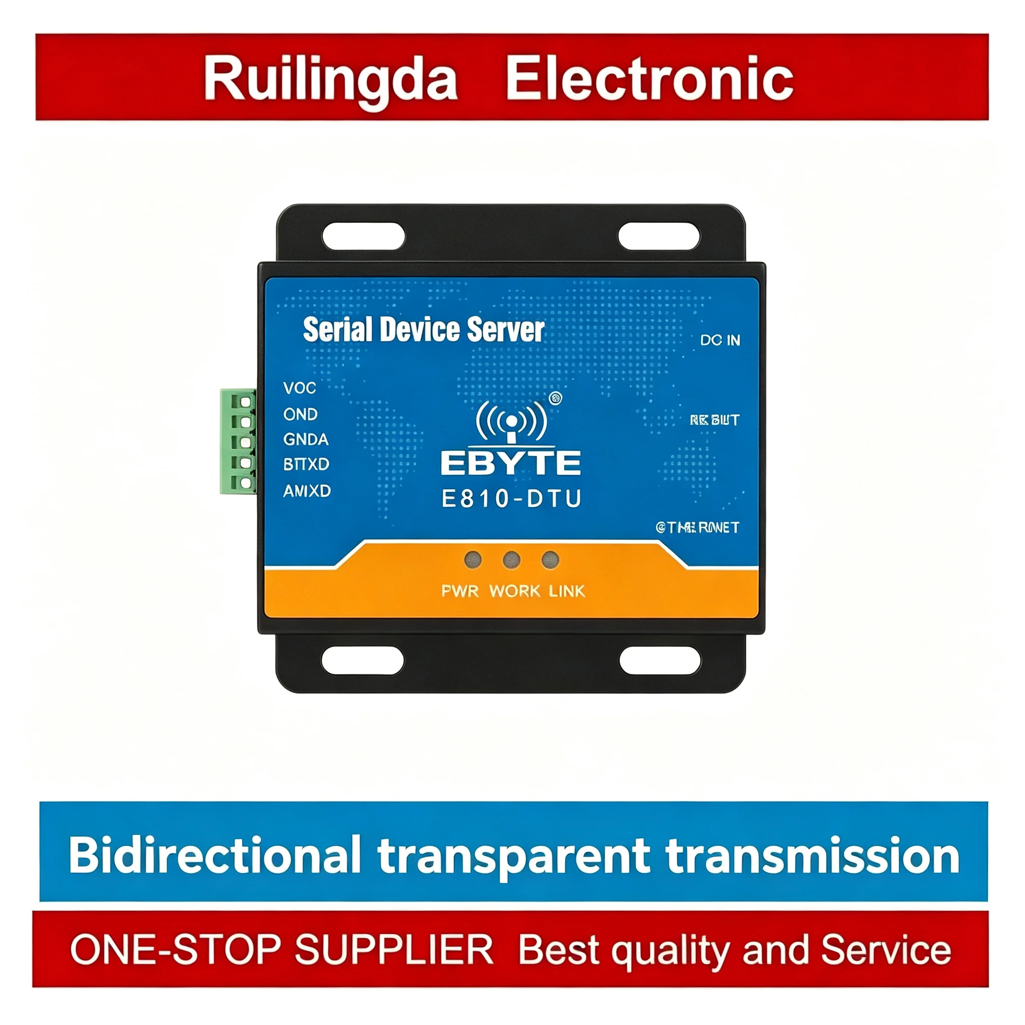 RS485 To Ethernet Serial Server E810-DTU(RS485) V1.0 E810-DTU(RS485) 2.0 E810-DTU(RS485) V2.0 RJ45 10/100Mbps