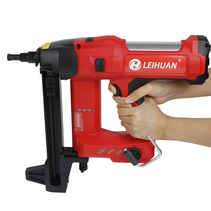 LEIHUAN DCCN 90S2 DCCN100X electric powered battery nail gun tools nailing machine box package