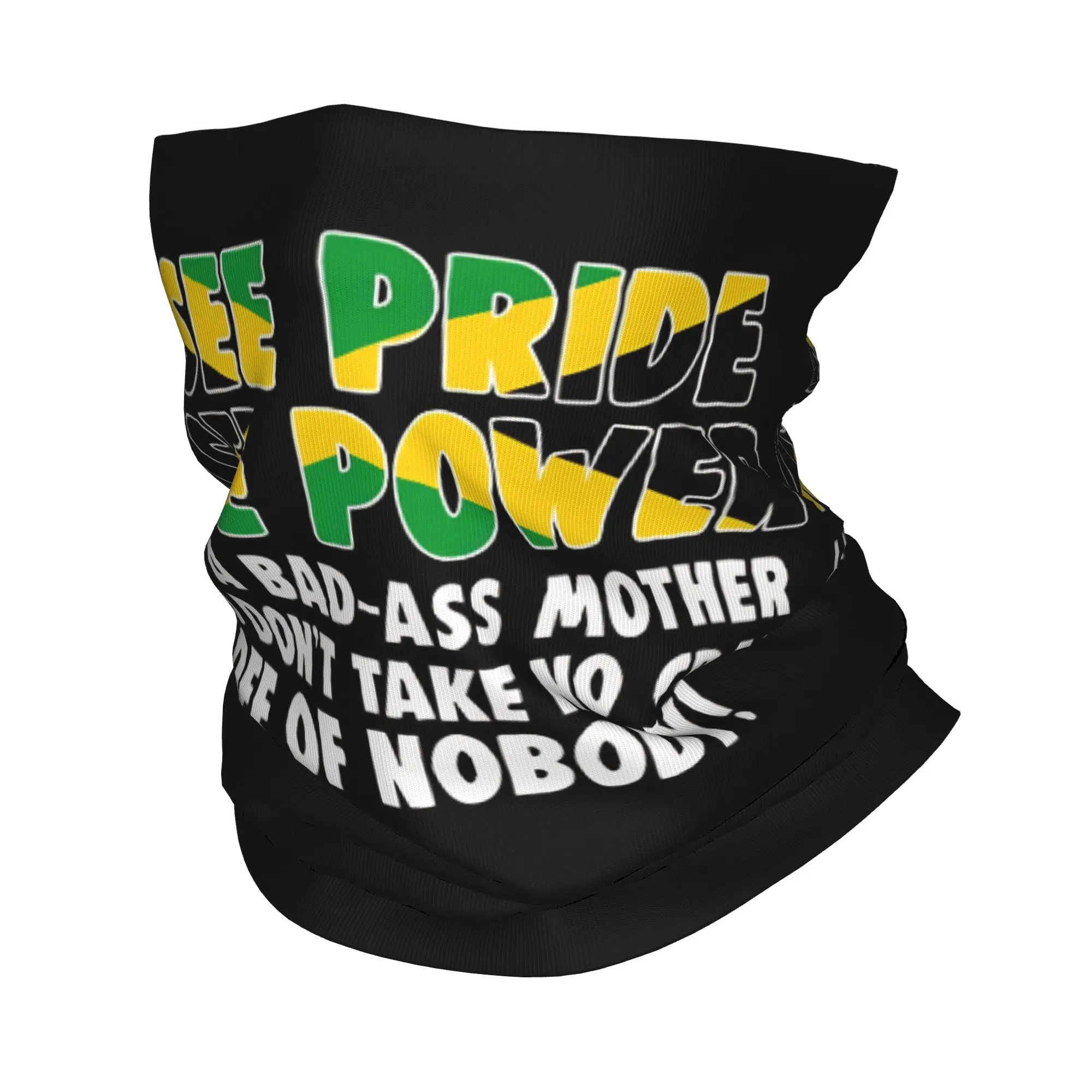 

Men I see Pride, I see Power Jamaica Jamaican Bandana Accessories Neck Gaiter Printed Wrap Scarf Multi-use Face Mask