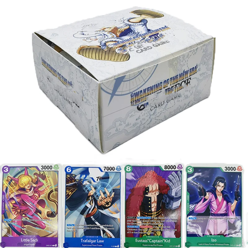 300Pcs Anime ONE PIECE Collection Card TCG OP-05 Luffy Zoro Shanks Trading Collectable Card Children Christmas Gifts Toys